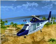 Helicopter rescue flying simulator 3D orvosos HTML5 jtk