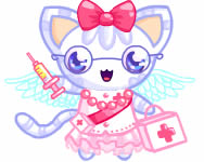 Nurse kitten chan dress up online